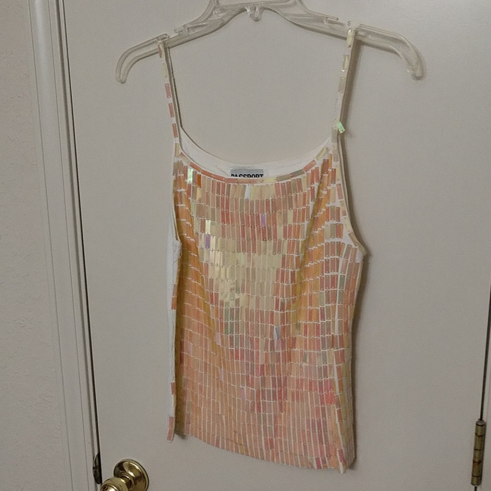 Cream sparkle shirt
